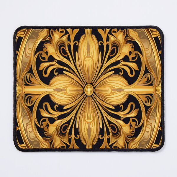 Item preview, Art Nouveau Jugendstil Gold Floral Nature Plant designed and sold by ArtHouseNiklas.