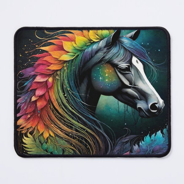 Item preview, Rainbow Feather Horse designed and sold by J-CCreations.
