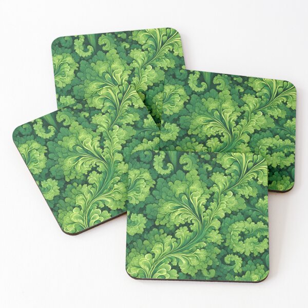 Item preview, Fractal green pattern designed and sold by KociDesigns.