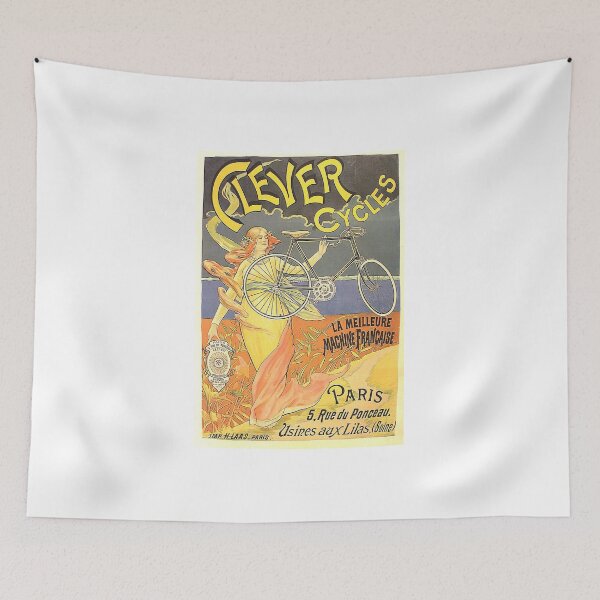 Item preview, Vintage Clever Cycles advertisment designed and sold by IanBakerToons.