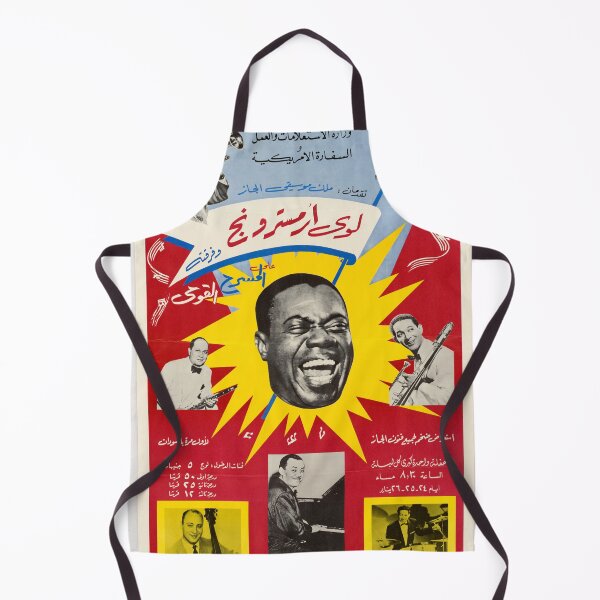 Item preview, Vintage jazz poster with Louis Armstrong and others designed and sold by colliophoto.