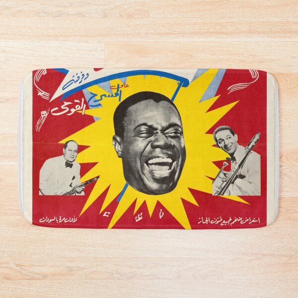 Item preview, Vintage jazz poster with Louis Armstrong and others designed and sold by colliophoto.