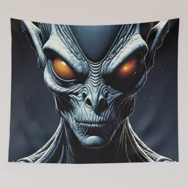 Item preview, alien, Martian, UFO designed and sold by DonnaBlankaArt.