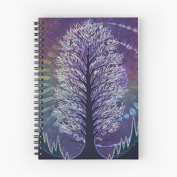 Item preview, Tree with Tie Dye Sky batik style designed and sold by AuroraXGreen.