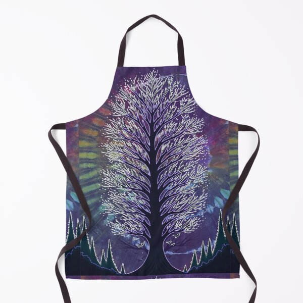 Item preview, Tree with Tie Dye Sky batik style designed and sold by AuroraXGreen.