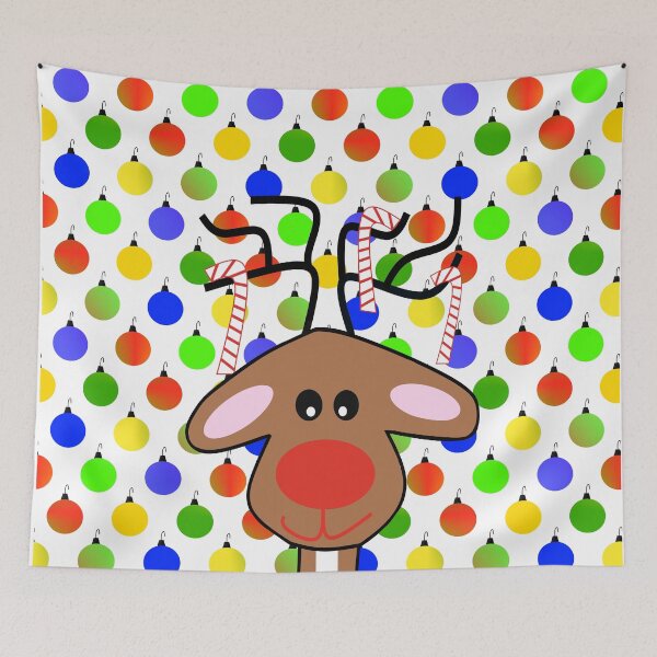 Item preview, Festive Reindeer  designed and sold by Sartoris Art.