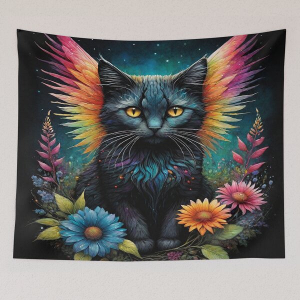 Item preview, Rainbow Angel Kitty designed and sold by J-CCreations.