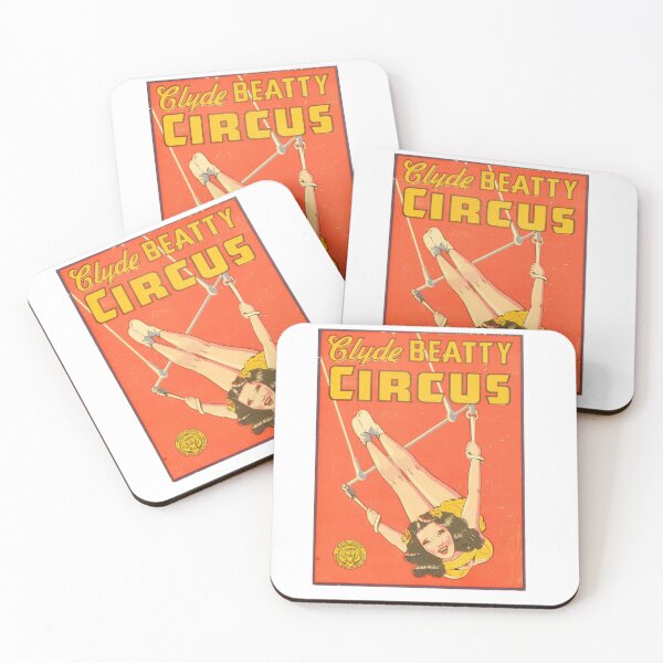 Item preview, Vintage Clyde Beatty Circus poster designed and sold by IanBakerToons.