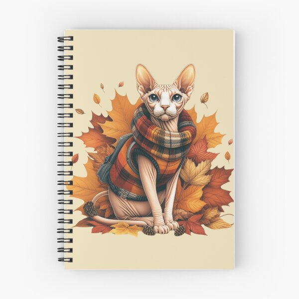 Item preview, Gato esfinge señor otoño designed and sold by AjugaPaint.