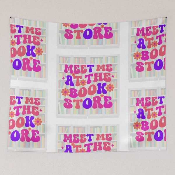 Item preview, Meet Me At The Bookstore designed and sold by CreatedbyKandJ.