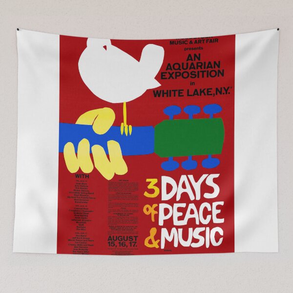 Item preview, Vintage Woodstock poster designed and sold by colliophoto.