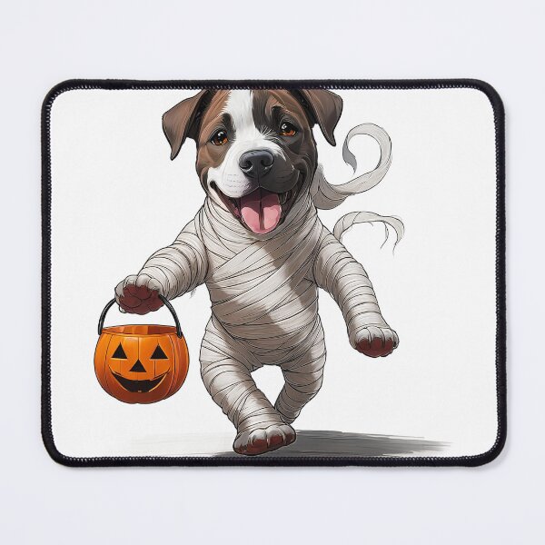 Item preview, Mummy's Happy Trick-or-Treat Pitbull designed and sold by tramstraffic.