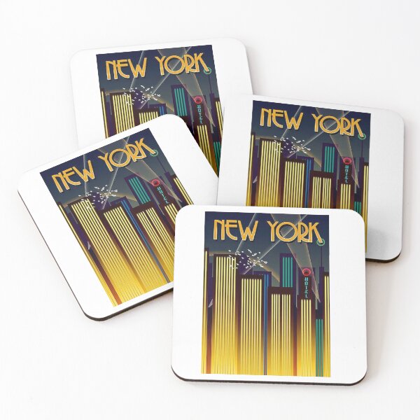 Item preview, Vintage art deco New York artwork designed and sold by IanBakerToons.