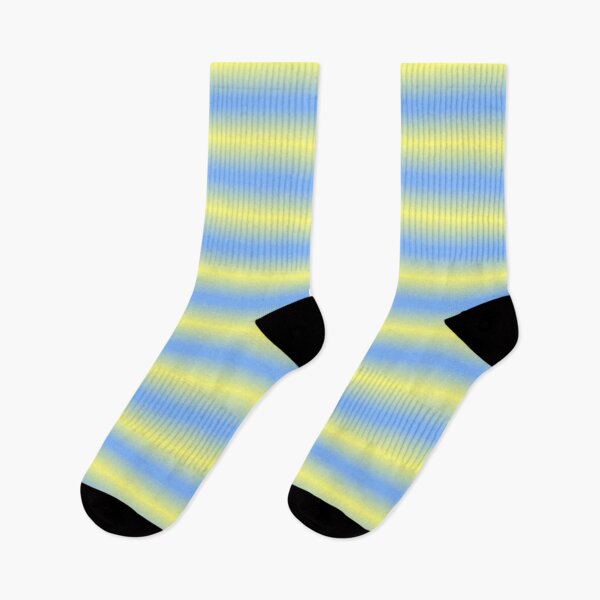 Item preview, Dawn Glow Fade Stripes Gold and Blue Horizontal designed and sold by Art in My Loft.