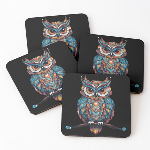 Item preview, Colorful owl. designed and sold by MagelliShop.