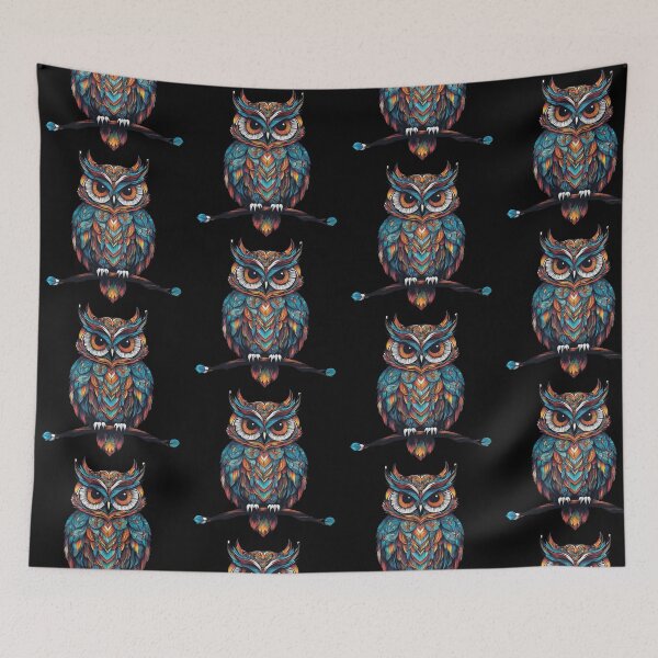 Item preview, Colorful owl. designed and sold by MagelliShop.