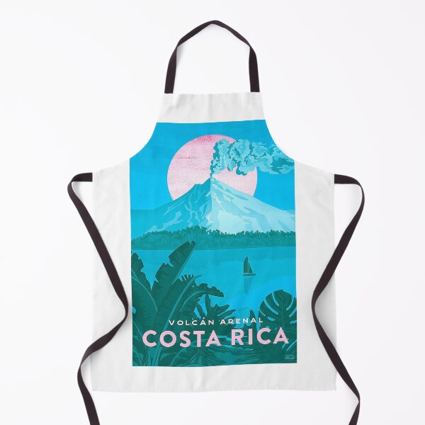 Item preview, Costa Rica Arenal Volcano poster designed and sold by IanBakerToons.