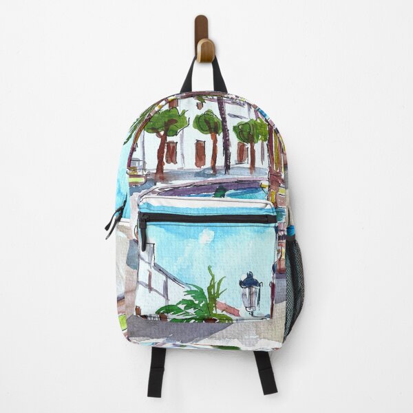 Item preview, Vejer de la Frontera Andalusia Spain Fountain Square Scene designed and sold by artshop77.