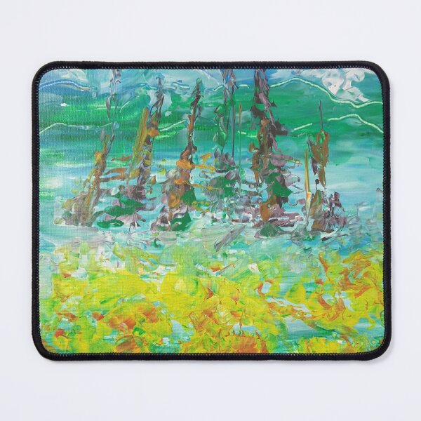 Item preview, Acrylic painting "Landscape in the mountains" designed and sold by IreneSchlik.