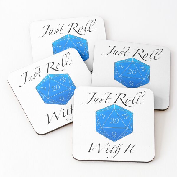 Item preview, Just Roll With It (Blue) designed and sold by LukeTheSketcher.