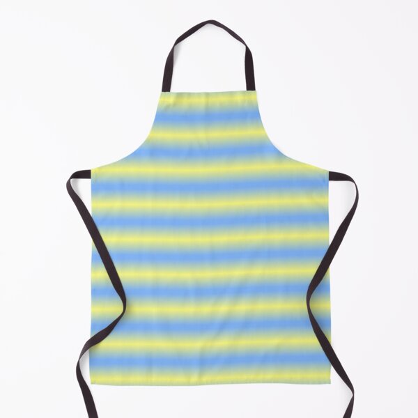 Item preview, Dawn Glow Fade Stripes Gold and Blue Horizontal designed and sold by Art in My Loft.