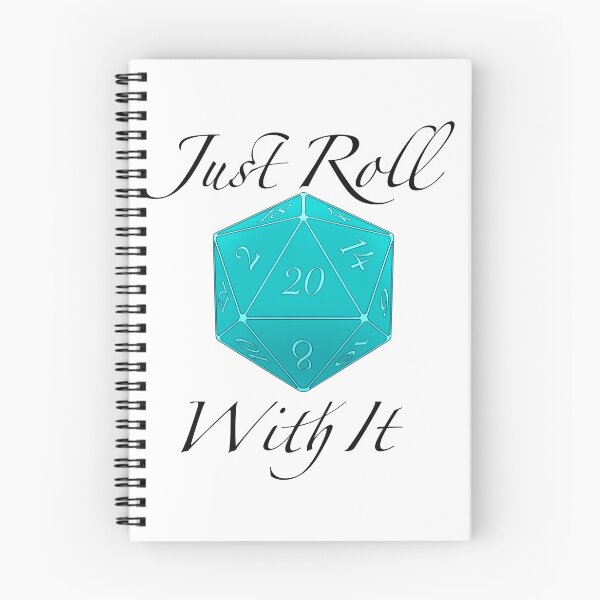 Item preview, Just Roll With It (Teal) designed and sold by LukeTheSketcher.