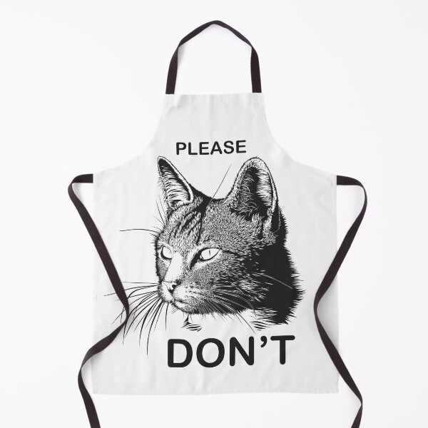 Item preview, Please Don’t Cat black designed and sold by skyesketches.