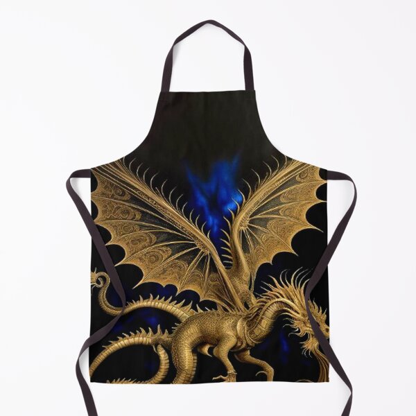 Item preview, Medieval Gold Winged Dragon  designed and sold by TheDarkWardrobe.