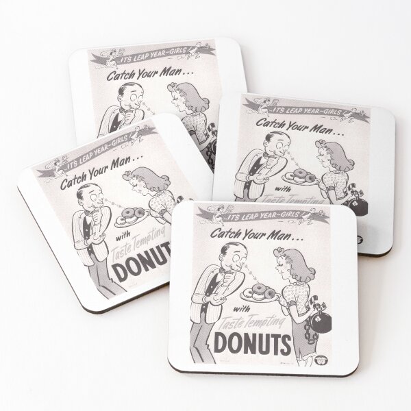 Item preview, Vintage Donuts ad designed and sold by IanBakerToons.