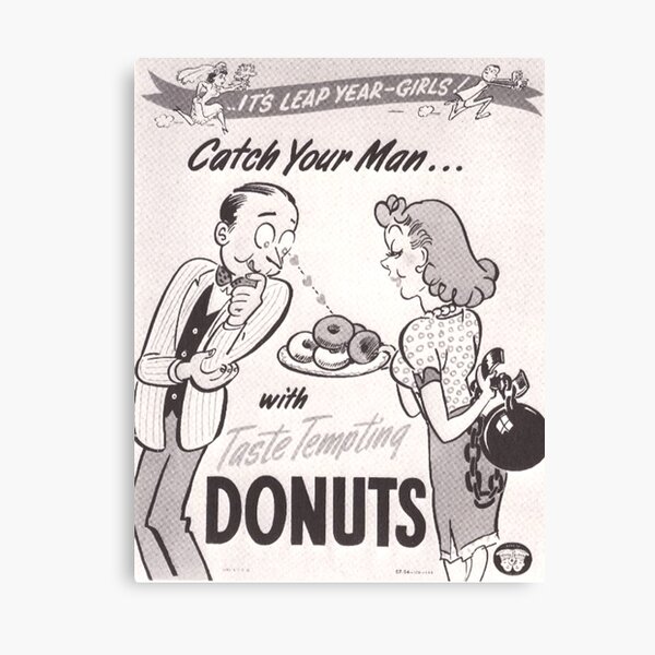 Item preview, Vintage Donuts ad designed and sold by IanBakerToons.