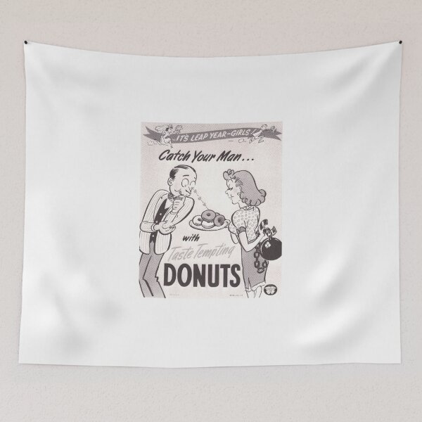 Item preview, Vintage Donuts ad designed and sold by IanBakerToons.