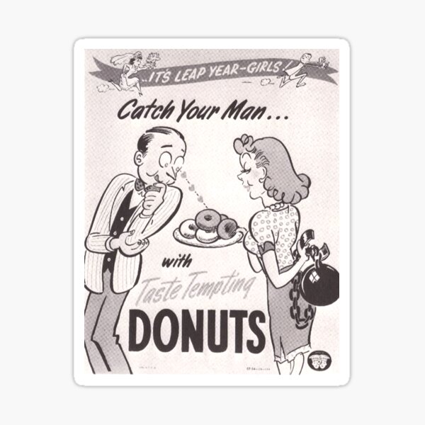 Item preview, Vintage Donuts ad designed and sold by IanBakerToons.
