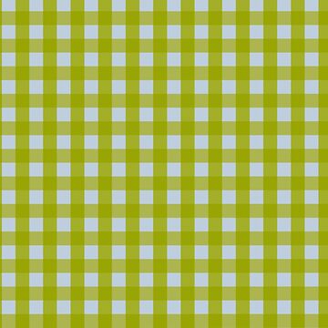 Artwork thumbnail, Blue and Green Gingham Pattern by Erinn Capko