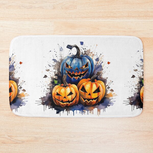 Item preview, Watercolor Spooky Pumpkins, Halloween designed and sold by ArtPixelHaven.