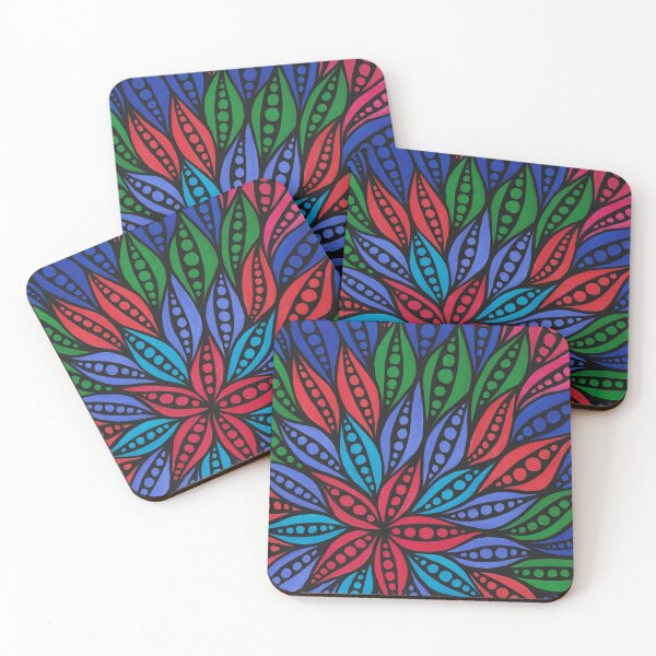 Item preview, Arte abstracto maximalista zentangle multicolor colorido | arte psicodélico | arte pop designed and sold by BridgingThought.