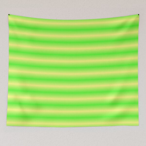 Item preview, Dawn Glow Fade Stripes Gold and Green Horizontal designed and sold by Art in My Loft.