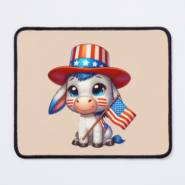 Item preview, Patriotic Donkey designed and sold by Myra365Art.