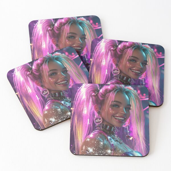 Item preview, Realistic cyber web space design girl colorful designed and sold by pinkuardesign.