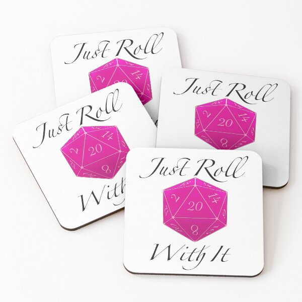 Item preview, Just Roll With It (Magenta) designed and sold by LukeTheSketcher.