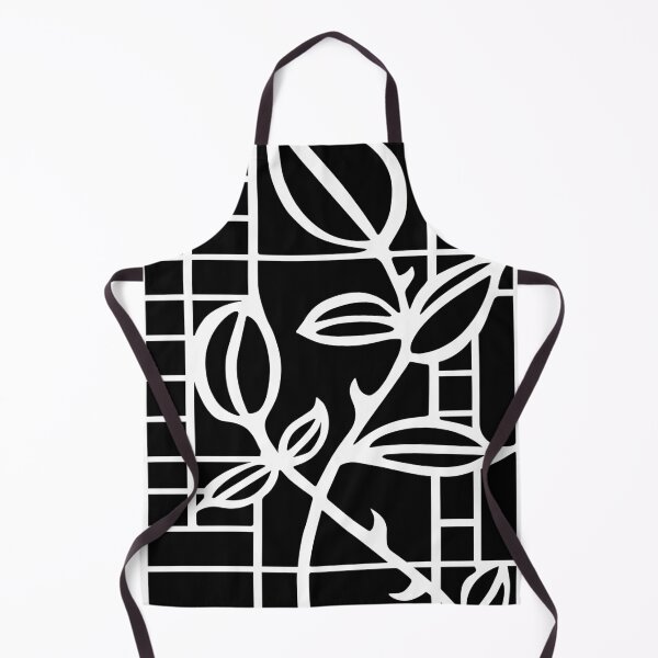 Item preview, ROSE BUDS. DECO STYLE. BLACK ON WHITE. designed and sold by 5hertz.