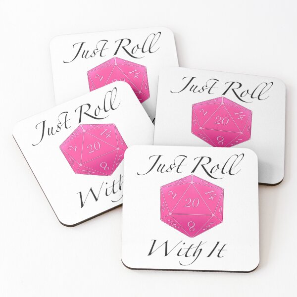 Item preview, Just Roll With It (Pink) designed and sold by LukeTheSketcher.