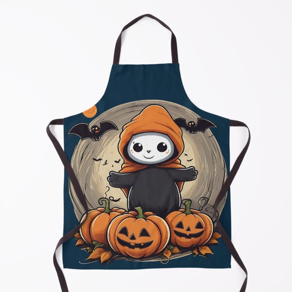 Item preview, Cute Halloween Panda with Pumpkins and Bats designed and sold by Ekramul Haque.