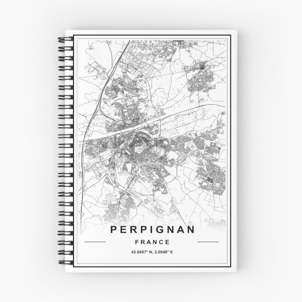 Item preview, Perpignan City Map designed and sold by SHAMPAIN-ART-CO.