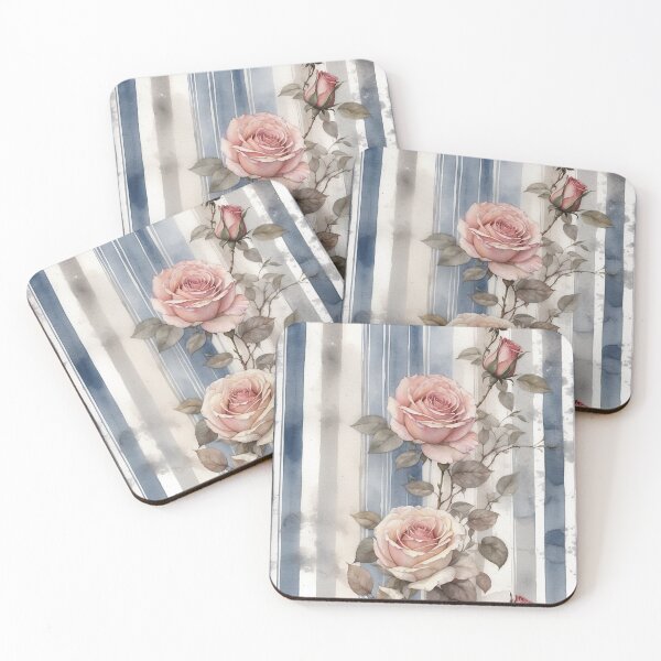 Item preview, Stripy Pink Rose designed and sold by FlowerMeFlorals.