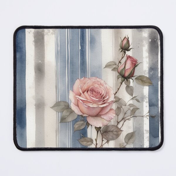 Item preview, Stripy Pink Rose designed and sold by FlowerMeFlorals.