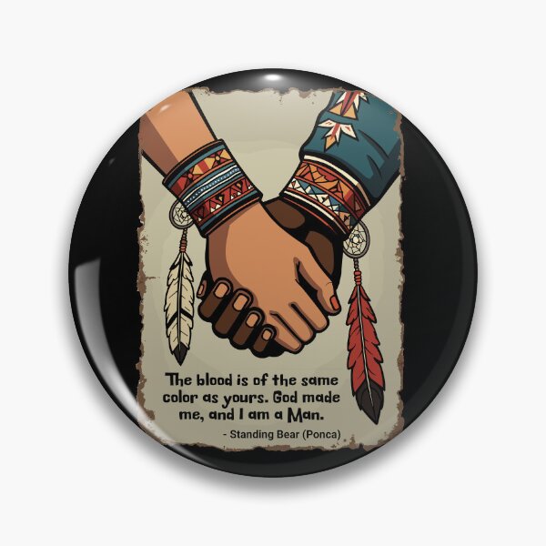 Item preview, Standing Bear Quote on Equality - Native American Design designed and sold by QuirkPrint.
