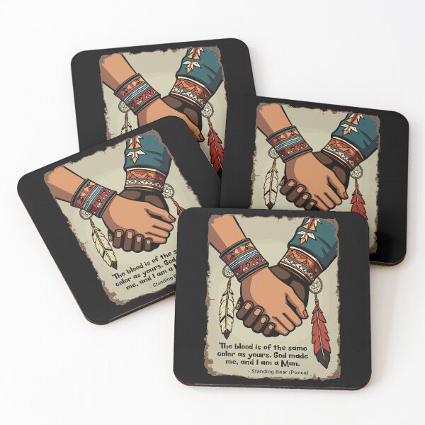 Item preview, Standing Bear Quote on Equality - Native American Design designed and sold by QuirkPrint.