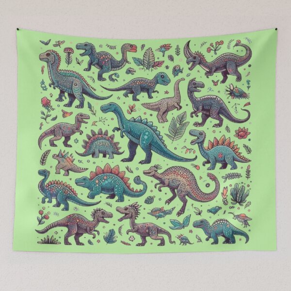 Item preview, Dinosaurs Pattern designed and sold by 123ks.