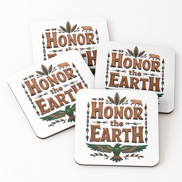 Item preview, Honor the Earth - Native American Nature Design designed and sold by QuirkPrint.