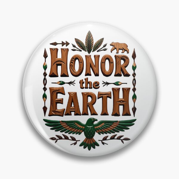 Item preview, Honor the Earth - Native American Nature Design designed and sold by QuirkPrint.